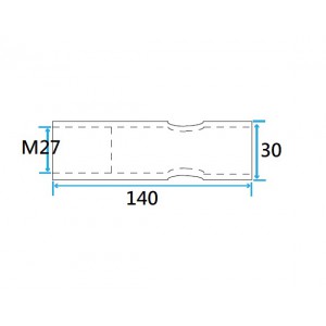 ∅30 Clampable Extension Tube