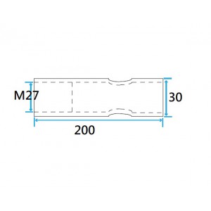 ∅30 Clampable Extension Tube