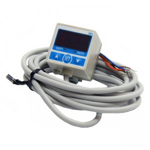 Square type of NPN digital pressure Vacuum Monitor Switch