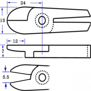 Size 5 ME Standard Air Nipper Blade