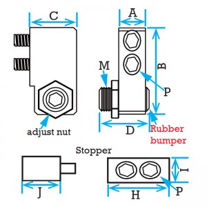 End Stroke Adjuster for Table Cylinder #20R