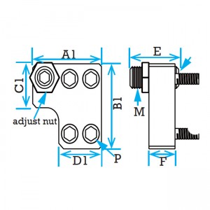 End Stroke Adjuster for Table Cylinder #6RB