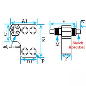 End Stroke Adjuster for Table Cylinder #16S 