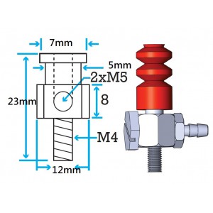 H1-MC Adapters for mini cylinders 