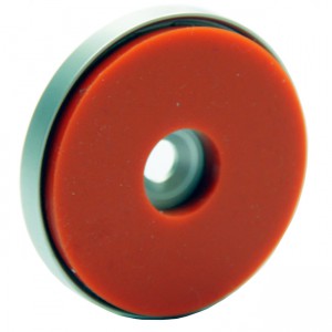 Silicone-Padded Mini Cylinder Round Plate