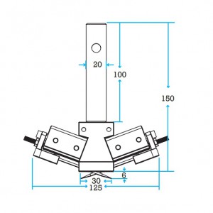 8-needle gripper with shaft