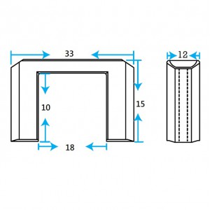 1810 Profile Square Joint Connector
