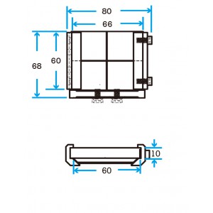 Slide 60 EOAT Mounting Plate without Fittings