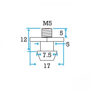 7.5mm M5 Adapter